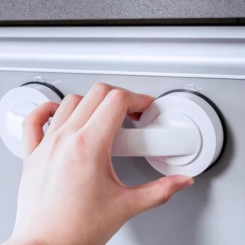Miniatura 2 de KAFENDA Manijas de vidrio para puertas y ventanas, puertas correderas de baño, pasamanos de ducha. Reposabrazos con ventosa para armarios, armarios
