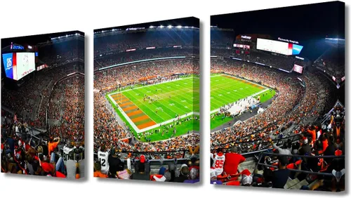 Miniatura 72 de Lienzo grande para pared, cuadro de fútbol americano Paul Brown, arte de pared para decoración de pared del hogar, pósteres de estadio deportivo