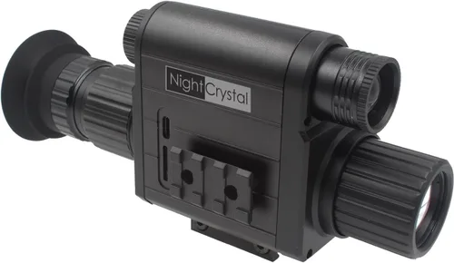 Alcance de visión nocturna de caza, monocular infrarrojo, vista nocturna con linterna IR integrada con zoom y pantalla AMOLED de 1.2 pulgadas,