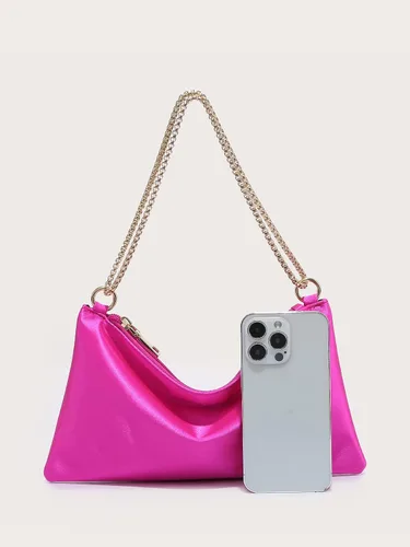 Miniatura 5 de Verdusa Bolso de noche de satén para mujer, bolso de hombro