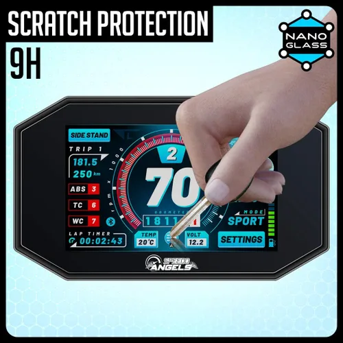 Miniatura 3 de Speedo Angels Protector de pantalla de salpicadero NANO GLASS para V-STROM 800DE (2023-)