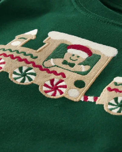 Miniatura 26 de Gymboree Conjunto de pijama unisex de algodón de Navidad de 2 piezas, niño grande, niño pequeño, gimnasio para bebé