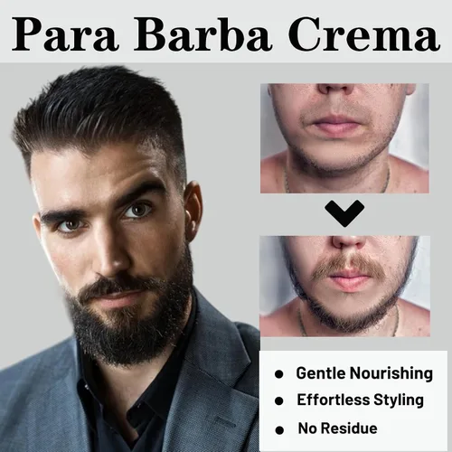 Miniatura 2 de Para Barba, Crecimiento De Barba Para Hombre, Bálsamo Estimulante de Barba Crema para Barba, Estimulante De Barba Ultra Potente, Bálsamo para Barba