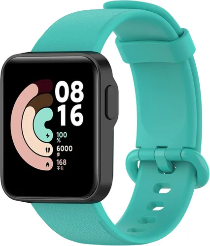 Miniatura 22 de Senter Correas de repuesto de goma suave premium de liberación rápida para Xiaomi MI Watch Lite/Redmi Watch Smart Watch Rojo
