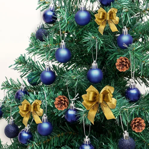 Miniatura 5 de GOODLYGHTS 30 Adornos de Bola de Navidad, 1.18" Decoraciones de Árbol de Navidad Irrompibles, Bola Colgante Perfecta para Decoración de Fiestas