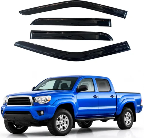 Miniatura 376 de Visor para ventana IG para Hyundai Venue 2020-2023, protector contra la lluvia, adhesivo extra duradero, deflector de viento para lado