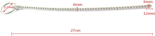 Miniatura 5 de Enchufe anal de metal masculino extendido Multi Bead Uretral Plug Soft Cock Ring Multifuncional Set