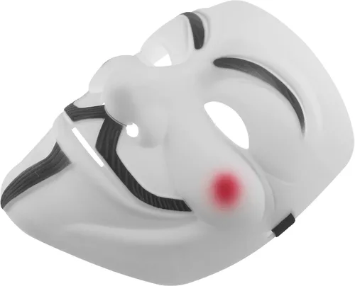 Miniatura 3 de Máscara de hacker V para vendetta para niños, mujeres y hombres, disfraz de cosplay de Halloween
