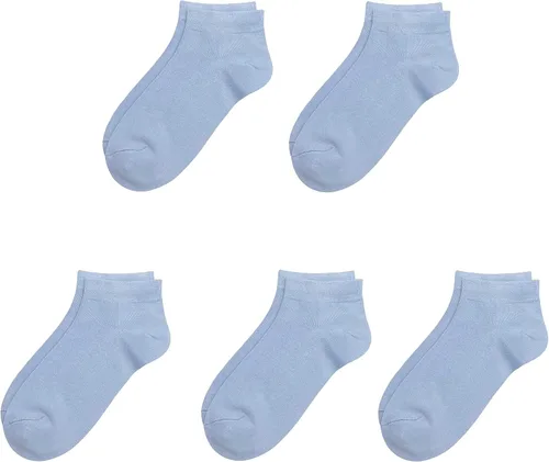 Miniatura 29 de SERISIMPLE Calcetines de bambú de viscosa para la escuela, calcetines de tobillo súper suaves para niños, puños elásticos, calcetines atléticos