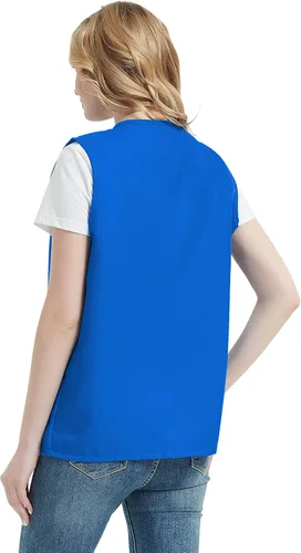 Miniatura 6 de TOPTIE Chaleco de actividades voluntarias para adultos, uniforme de supermercado, chaleco de trabajo