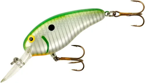 BOMBER Flat A Crankbait Señuelo de pesca Pearl Shad