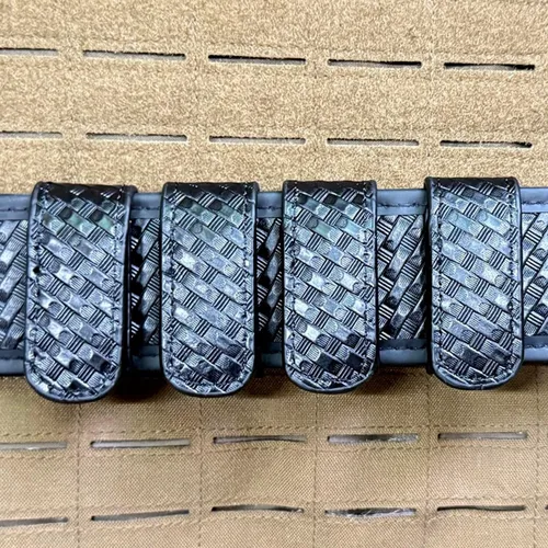Miniatura 4 de ROCOTACTICAL Protectores de cinturón de doble presión, para cinturón de servicio de 2.25 pulgadas, paquete de 4