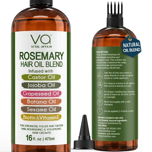 Miniatura 11 de VITAL AFFAIR Aceite de Árbol de Té Para el Cabello Con Jojoba, Ricino, Aceite de Batana - Tratamiento de Árbol de Té Para el Cabello y Cuero