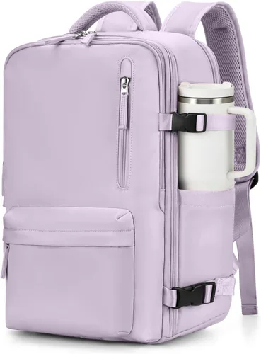 Miniatura 65 de VGCUB Mochila grande de viaje para trabajo, negocios, mochila para computadora portátil aprobada para vuelo, para mujeres y hombres, mochila