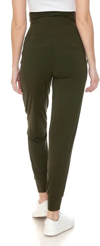 Miniatura 214 de Leggings Depot Pantalones de maternidad para mujer, sobre el vientre, pantalones deportivos casuales para descansar