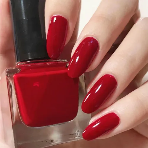 Miniatura 12 de COSMOO Esmalte de uñas de glitter negro de secado rápido, 12 ml, resistente a las astillas, vegano, de secado rápido, con vetas, de larga duración