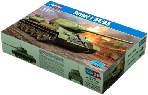 Miniatura 2 de Hobby Boss Kit militar soviético de la Segunda Guerra Mundial T34/85