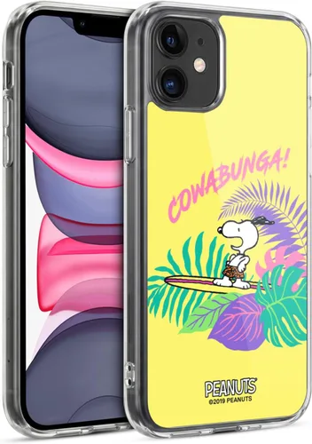 Miniatura 175 de Head Case Designs Peanuts Tropical Surf Snoopy Aloha Disco Gel Funda con licencia oficial [protección de grado militar] compatible con Apple iPhone