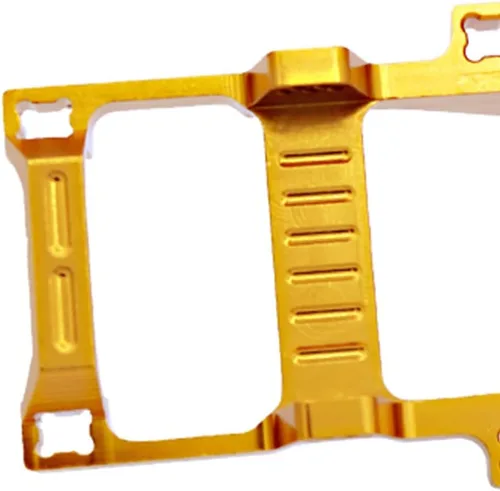 Miniatura 6 de Marco de chasis de metal completo para FMS 1/24 Power Wagon FCX24 RC Crawler Car Model Upgrade Part (dorado)