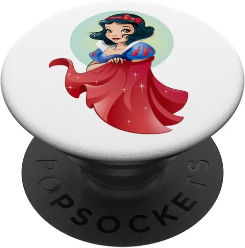 Disney Snow White Stylized - Soporte y agarre para teléfonos y tabletas, Negro