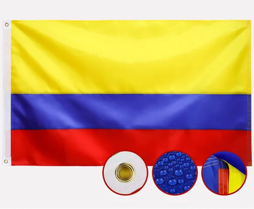 Miniatura 8 de Bandera de México 3x5 para exteriores, banderas mexicanas bordadas, nylon 210D resistente, rayas cosidas, ojales de latón más fuertes, 4 dobladillos