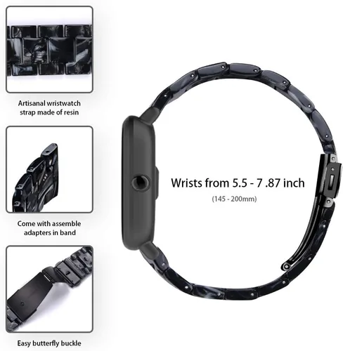 Miniatura 3 de FitTurn Bandas de resina compatibles con Amazfit Bip 6/Bip 5/Pace/Cheetah/Stratos 2 3/GTR 4/GTR 3/GTR 3 Pro/GTR 2/GTR 2e/GTR 1.850 in Reloj