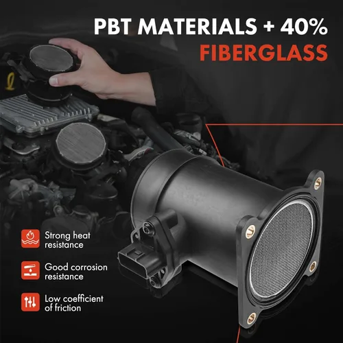 Miniatura 2 de A-Premium Conjunto de sensor de flujo de aire masivo [4 pines, V6 3.5L] compatible con Nissan Pathfinder 2001-2002 e Infiniti QX4 2001-2003