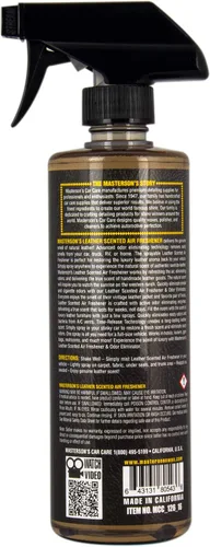 Miniatura 2 de Masterson's Car Care MCC_126_16 Ambientador perfumado de cuero y eliminador de olores, aroma rociable de lujo para automóviles, camiones, hoteles