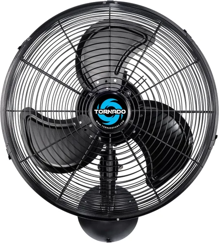 Miniatura 12 de Tornado Ventilador oscilante profesional de pared de alta velocidad de 16 pulgadas, ideal para espacios industriales, comerciales y residenciales