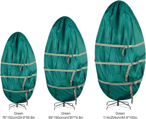 Miniatura 9 de JUOPZKENN Bolsa de almacenamiento vertical para árbol de Navidad, bolsa vertical de almacenamiento para árbol de Navidad, cubierta antipolvo