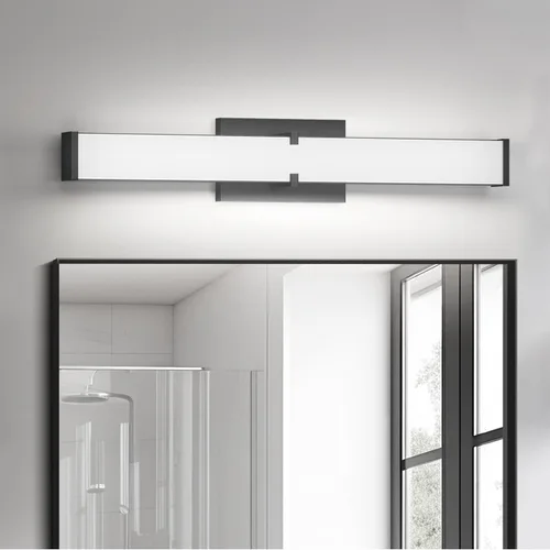 Miniatura 10 de Moderna lámpara de baño sobre espejo de 16 pulgadas (15.75 pulgadas), 20 W, 2000 lúmenes, luz de tocador de baño regulable, barra de luz LED
