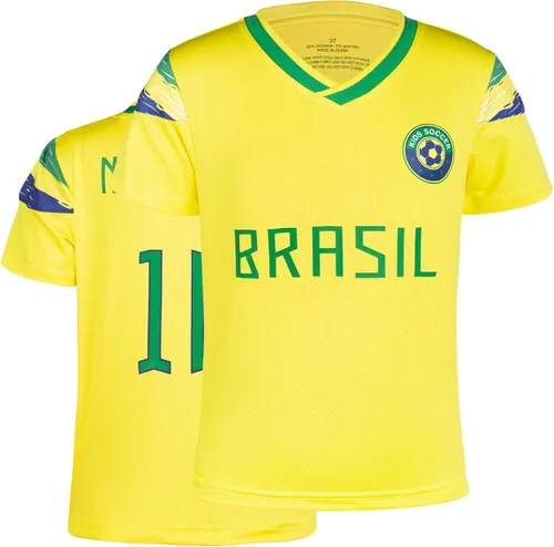 Miniatura 2 de Cnins Camisetas de entrenamiento de fútbol para niños de 2 a 14 años, trajes de práctica para niños y niñas con colores del equipo nacional