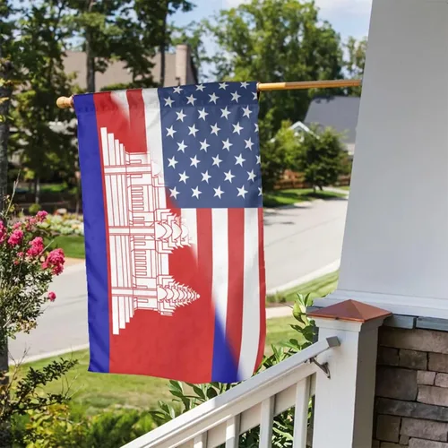 Miniatura 11 de Bandera de las Bahamas de Estados Unidos para el jardín, 12 x 18 pulgadas, pancartas verticales, cartel de doble cara para decoración del hogar