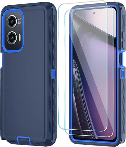 Miniatura 9 de Qinmay Funda para Motorola Moto G Stylus 5G 2024 con protector de pantalla HD, resistente, a prueba de golpes y caídas, funda de 3 capas para Moto G