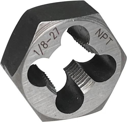 Miniatura 4 de Terraja de rosca de tubo NPT Hex Terraja de acero al carbono de rerosca 1-1/2"-11 1/2