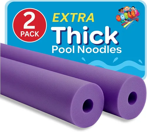 Miniatura 13 de Oodles of Noodles Foam Pool Swim Noodles 2 Pack, Hollow Core Swimming Foam Tube for Pool Floats, Buoyant for Beach, Water Play, Crafts, DIY Projects