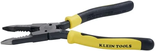 Miniatura 4 de Klein Tools J206-8C Alicates de punta larga multiuso con resorte, fabricados en Estados Unidos, acero forjado con mangos Journeyman de material dual