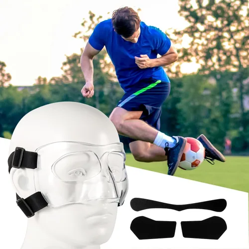 Miniatura 6 de Nose Guard for Broken Nose, Adjustable Face Shield Mask with Pads Sports Face Mask Protector for Adults and Teens Basketball Soccer Sports