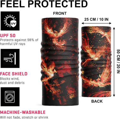 Miniatura 3 de Mascarilla de cuello reutilizable UPF 50 de tela bandana lavable protección solar contra el polvo reconectar con la familia y la naturaleza