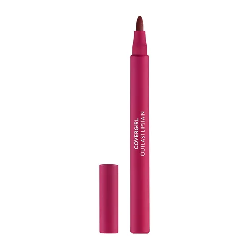 Miniatura 20 de Covergirl Outlast, 05 All-Star, Lipstain, aplicación suave, punta precisa similar a un bolígrafo, a prueba de transferencia, acabado teñido