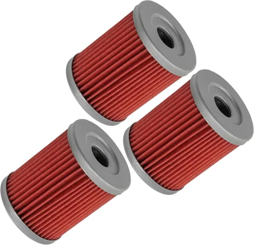 Miniatura 6 de Caltric Paquete de 3 filtros de aceite compatibles con Suzuki Ltf300F Lt-F300F Lt F300F King Quad 300 1999 2000 2001 2002