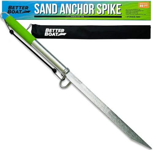 Miniatura 8 de Sand Spike - Poste de anclaje para barcos, motos acuáticas, pontones y kayaks, sistema de poste deslizante grande y pequeño para aguas poco
