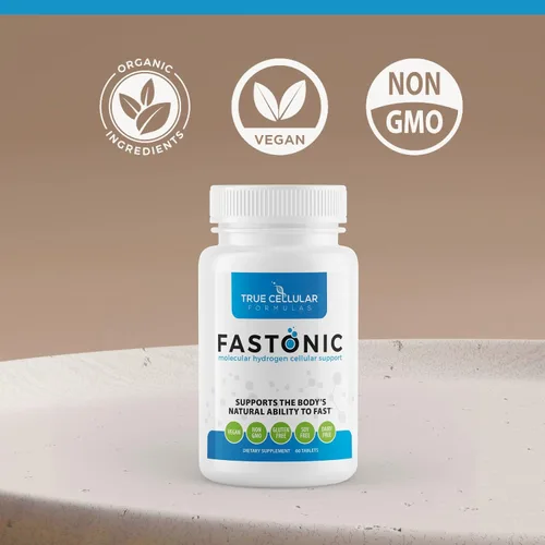 Miniatura 3 de True Cellular Formulas Fastonic Suplemento de hidrógeno molecular, nivel Elite de porciones H2-60 (60 tabletas) sin OMG, sin gluten, sin soja, ayuno