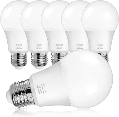 Miniatura 10 de MAXvolador Bombillas LED A21, equivalente a 150 W, luz blanca diurna 5000 K, 2600 lm, base E26, no regulable, bombillas de 19 W, iluminación Blanco