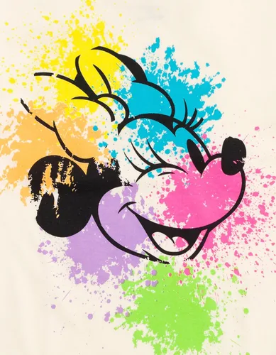 Miniatura 4 de Disney Minnie Mouse Lilo & Stitch Princess Winnie the Pooh - Conjunto de camiseta y pantalones cortos de rizo francés para bebé a niño grande