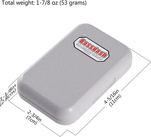 Miniatura 6 de BASSDASH Kit de pesca con mosca surtida, paquete de 64 piezas, incluye moscas secas y húmedas, ninfas, serpentinas, terrestres, sanguijuelas y más