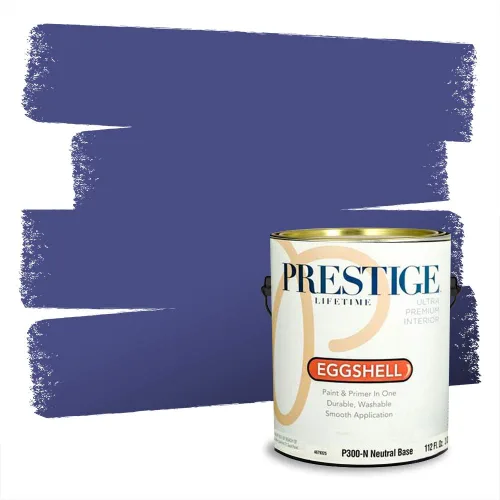 Miniatura 704 de Pintura Exterior + imprimación PRESTIGE, todo-en-uno, 1 galón, acabado mate, color comparable al Valspar* Royal Gray* VS151-Gris real