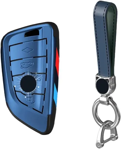 Miniatura 16 de Smart Remote Key Case Funda protectora para BMW 2 5 6 7 X1 X2 X3 X5 X6 Series con llavero