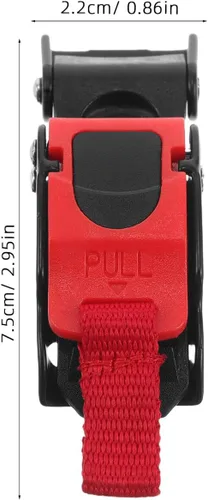 Miniatura 2 de Hebilla de casco de liberación para cascos de motocicleta, construcción de hierro ABS de nailon, cierre de presión fácil y ajuste accesorio