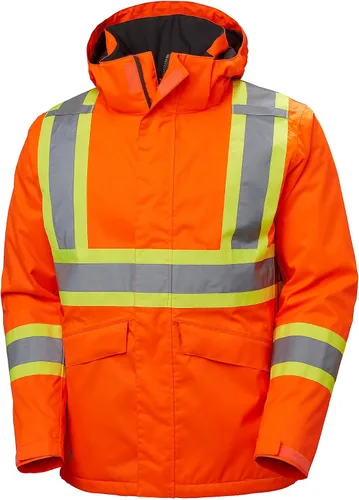 Miniatura 5 de Helly-Hansen Alta Hi-Vis - Chaqueta de trabajo impermeable - Equipo reflectante ANSI/ISEA Clase 3 - Equipo de lluvia aislado